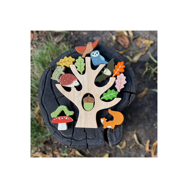 Tender leaf toys - Balanslek, Skogsdjur