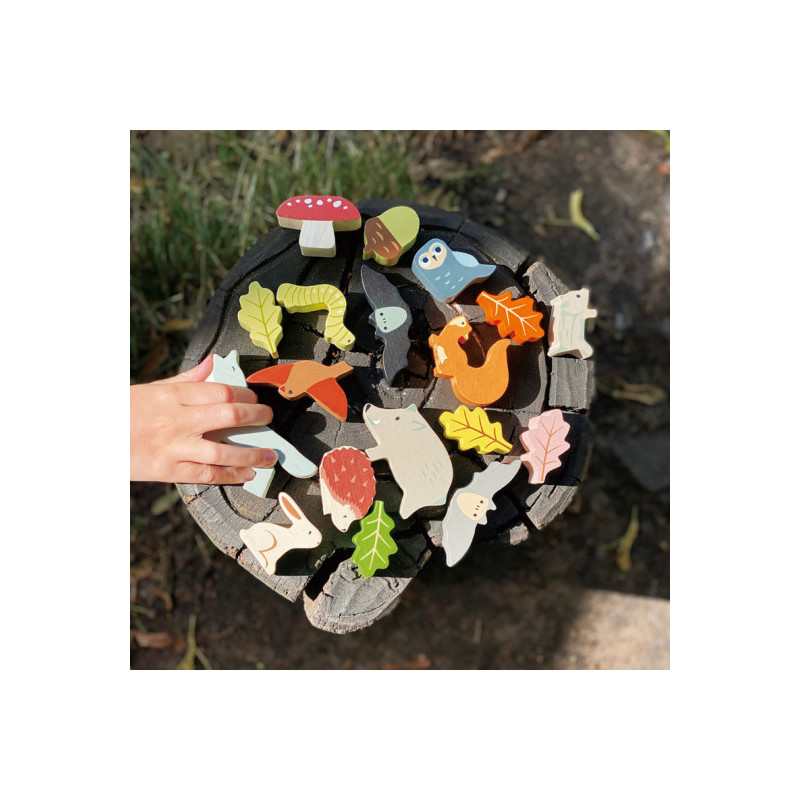 Tender leaf toys - Balanslek, Skogsdjur