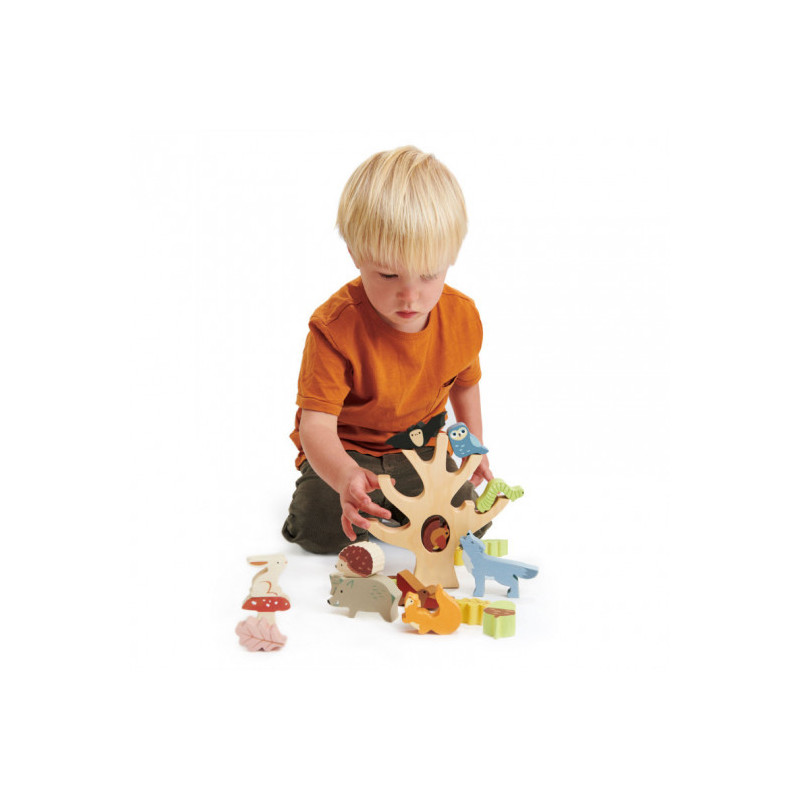 Tender leaf toys - Balanslek, Skogsdjur