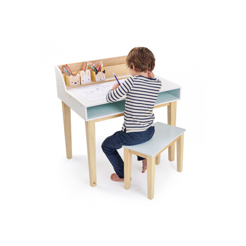 Tender leaf toys - Skrivbord med pall