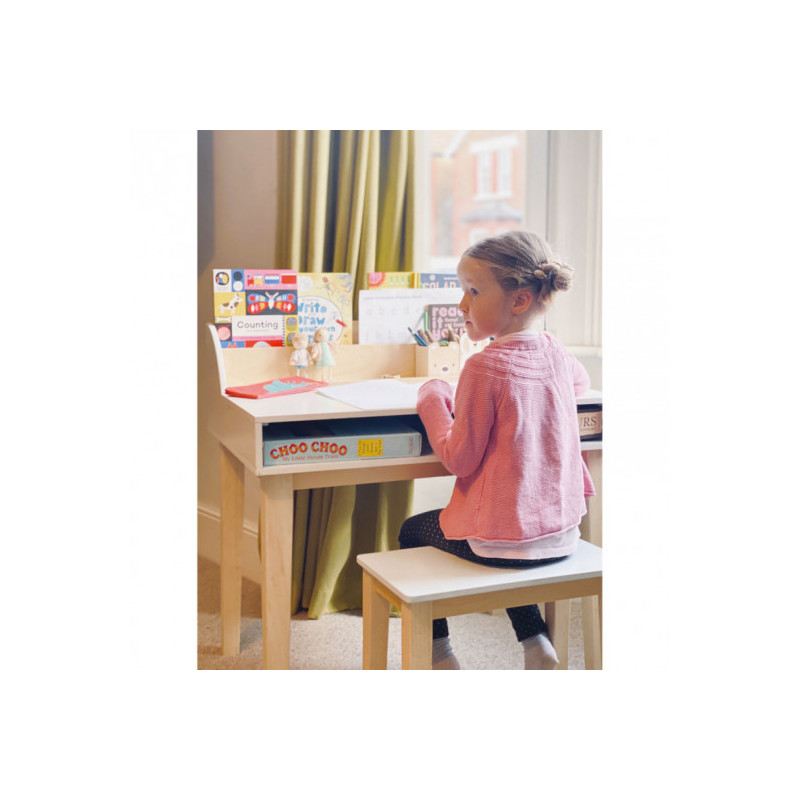 Tender leaf toys - Skrivbord med pall