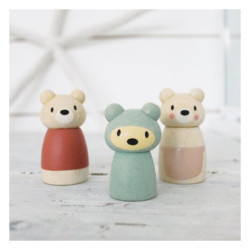 Tender leaf toys - Småfolk Björnar