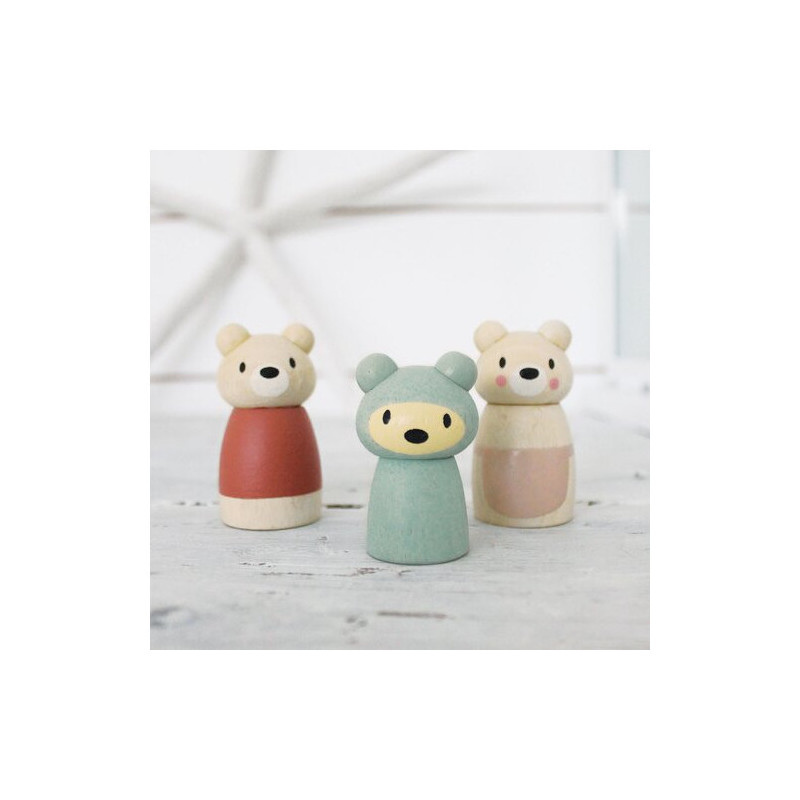 Tender leaf toys - Småfolk Björnar