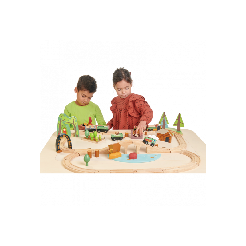 Tender leaf toys - Barnbord med förvaring