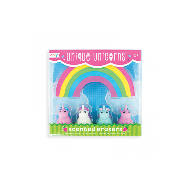 OOLY - Suddgummi - regnbåge och enhörningar