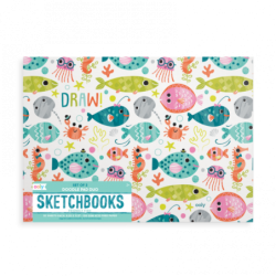 OOLY - Skissblock 2-pack - Friendly Fish