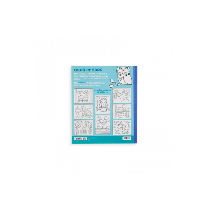 OOLY - Målarbok - Little Cozy Critters