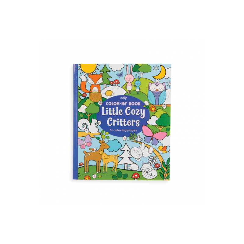 OOLY - Målarbok - Little Cozy Critters