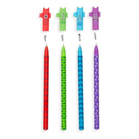 OOLY - Gel pennor monster svart