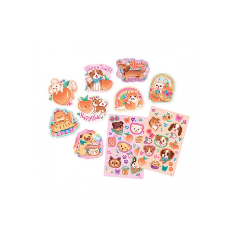 OOLY - Doftstickers - Puppies & Peaches