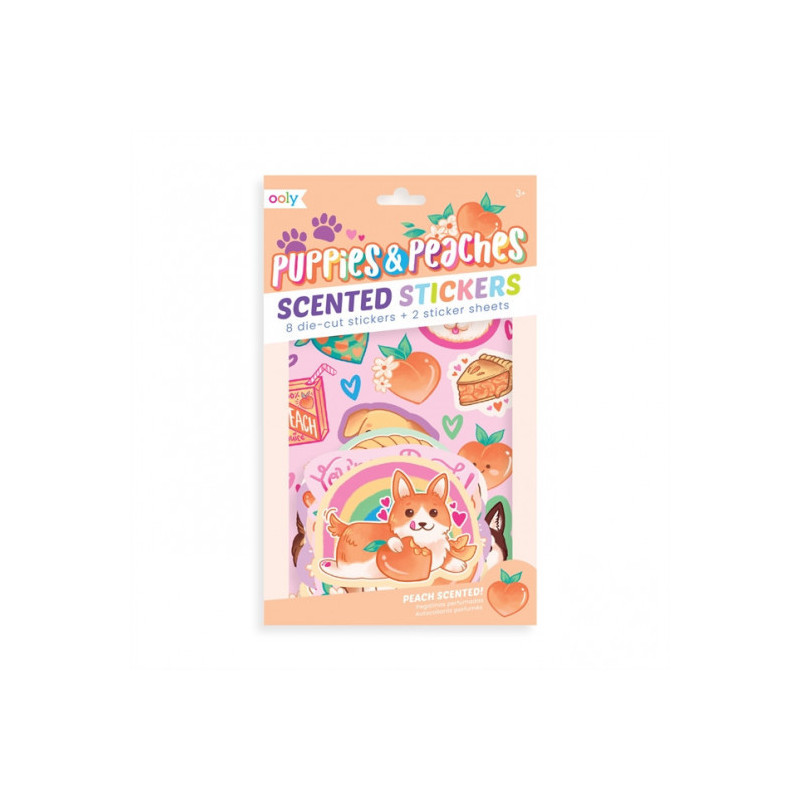OOLY - Doftstickers - Puppies & Peaches
