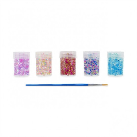 OOLY - Mini dots pixie paste - 5-pack Glitterlim