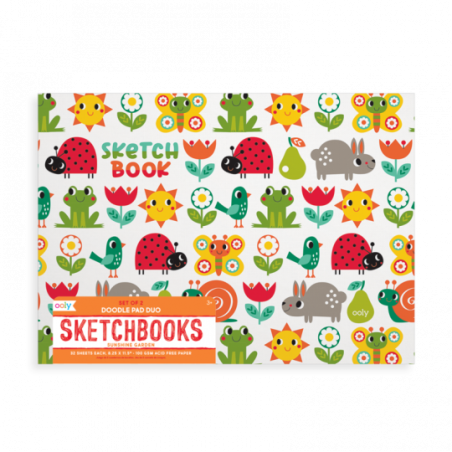 OOLY - Skissblock 2-pack - Sunshine Garden