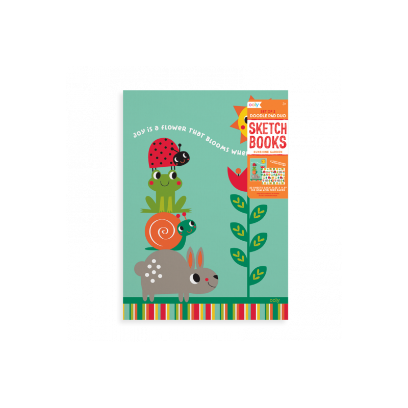 OOLY - Skissblock 2-pack - Sunshine Garden