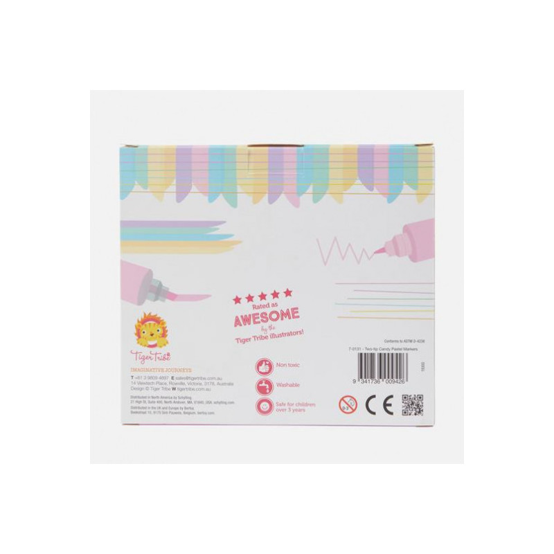 Tiger Tribe -  Markeringspennor - Candy