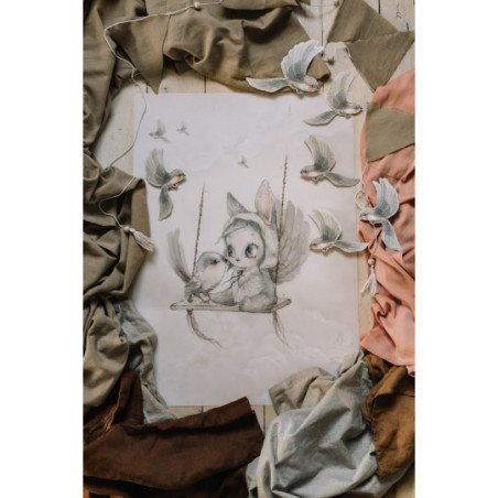 Mrs Mighetto - Poster, Mini Bird Master 50x70cm