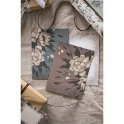 Mrs Mighetto - 2-pack kort, Peonies