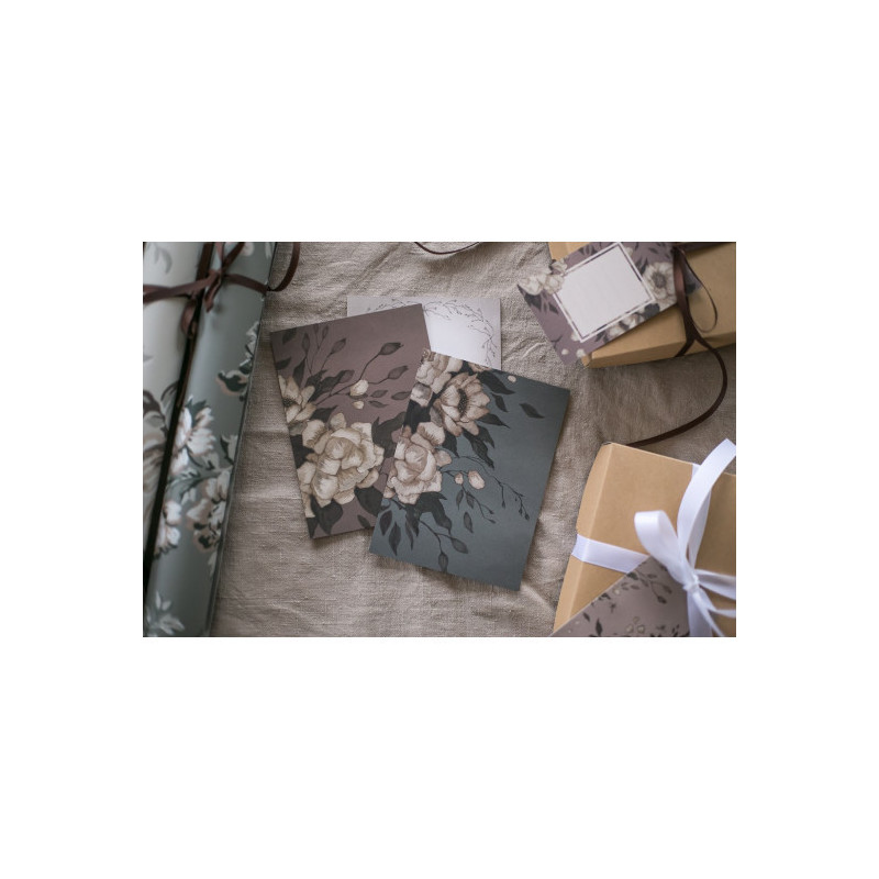 Mrs Mighetto - 2-pack kort, Peonies