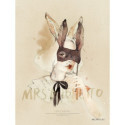 Mrs Mighetto - Poster, Lady Ebony 18x24 cm