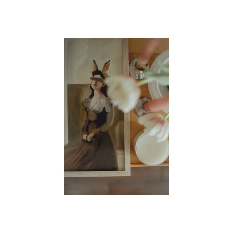 Mrs Mighetto - Poster, Lady Almond 30x40 cm