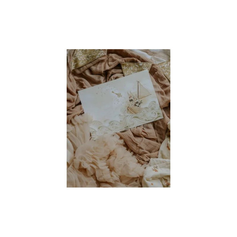 Mrs Mighetto - Poster, Queen´s boat 30x21 cm