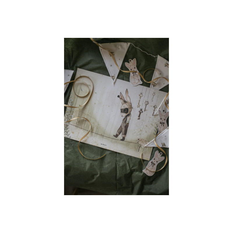 Mrs Mighetto - Poster, Master of the key 70x50 cm