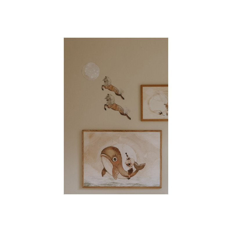 Mrs Mighetto - Wallstickers 3-pack - Boo & Moon