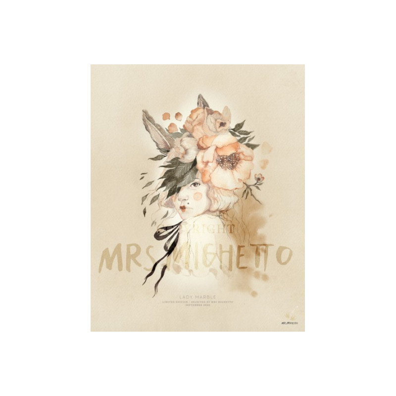 Mrs Mighetto - Poster, Lady Marble 40x50 cm