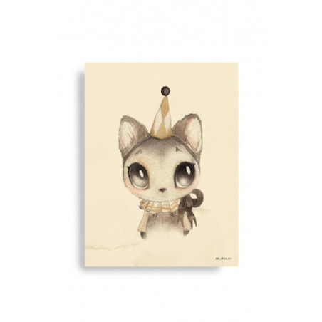 Mrs Mighetto - Poster, Dear Meow 30x40 cm