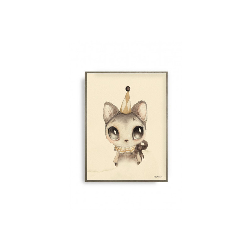 Mrs Mighetto - Poster, Dear Meow 30x40 cm