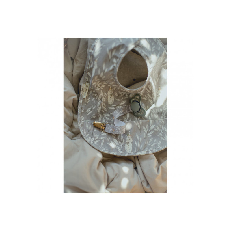 Mrs Mighetto - Haklapp, Misty Leaf grey