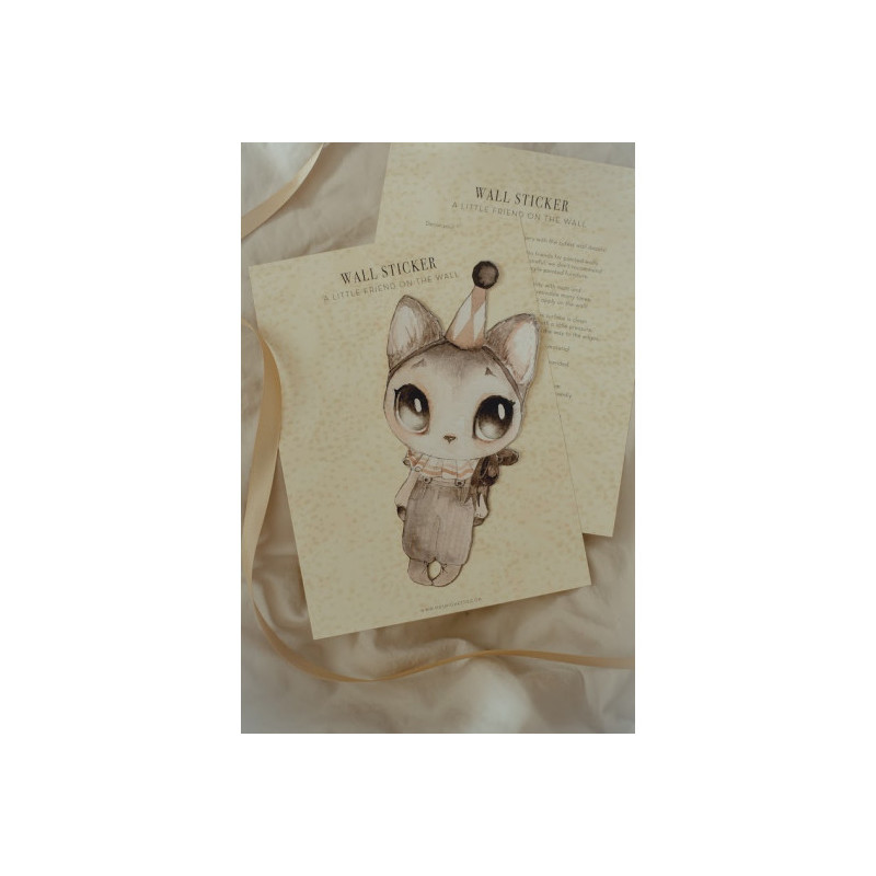 Mrs Mighetto - Wall sticker Dear Meow