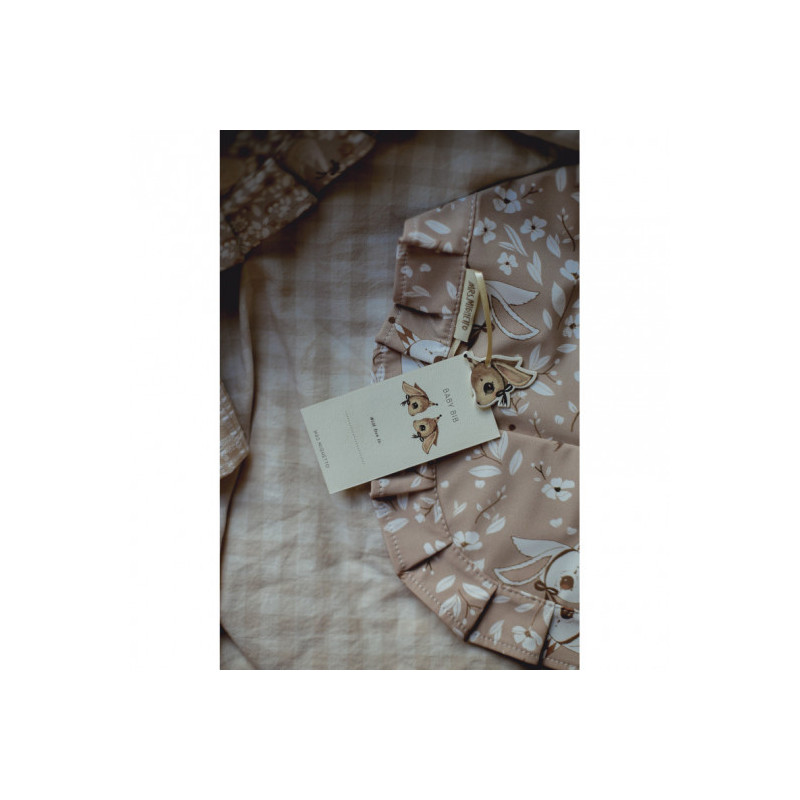 Mrs Mighetto - Haklapp, Birthday bunny pink