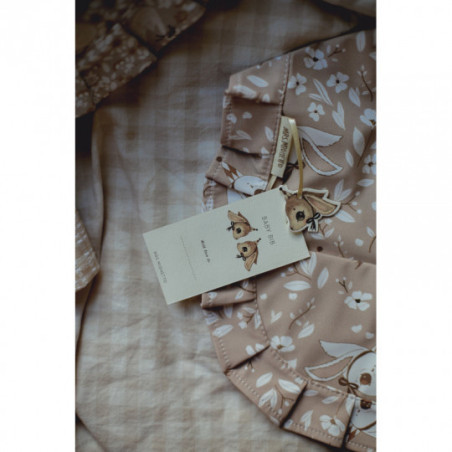 Mrs Mighetto - Haklapp, Birthday bunny pink