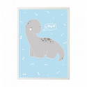 A little lovely company - Poster Brontosaurus, 50x70 cm