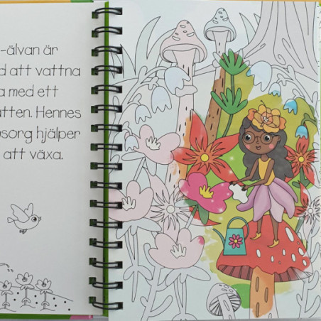 Barthelson Förlag - Magisk vattenmålning - Blomstermagi