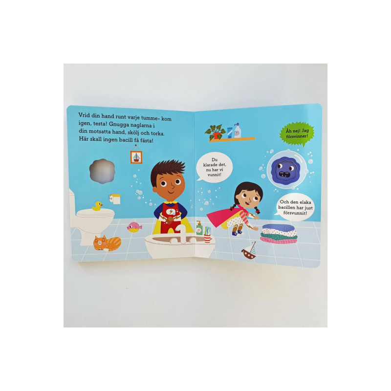 Barthelson Förlag - Superhjältarna tvättar händerna