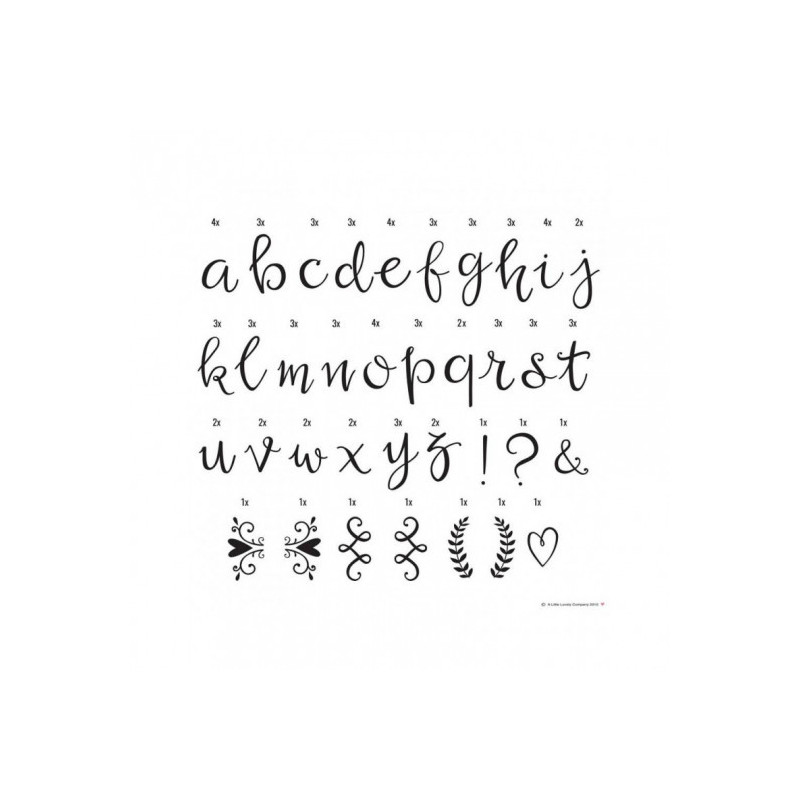 A little lovely company - Symbolset Script