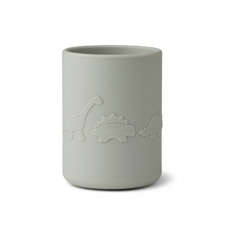 Liewood- Ethan Silikon mugg 4-pack , Dino blue multi mix