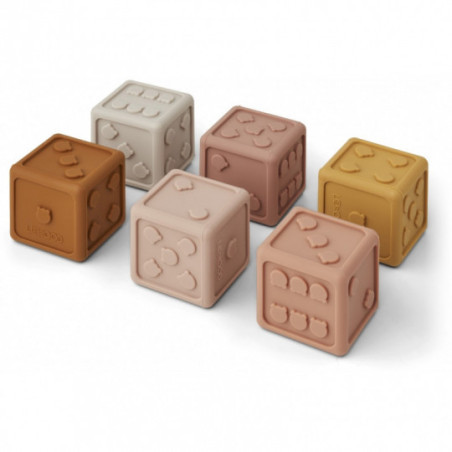 Liewood - Tärningar, Gloria dices Rose multi mix