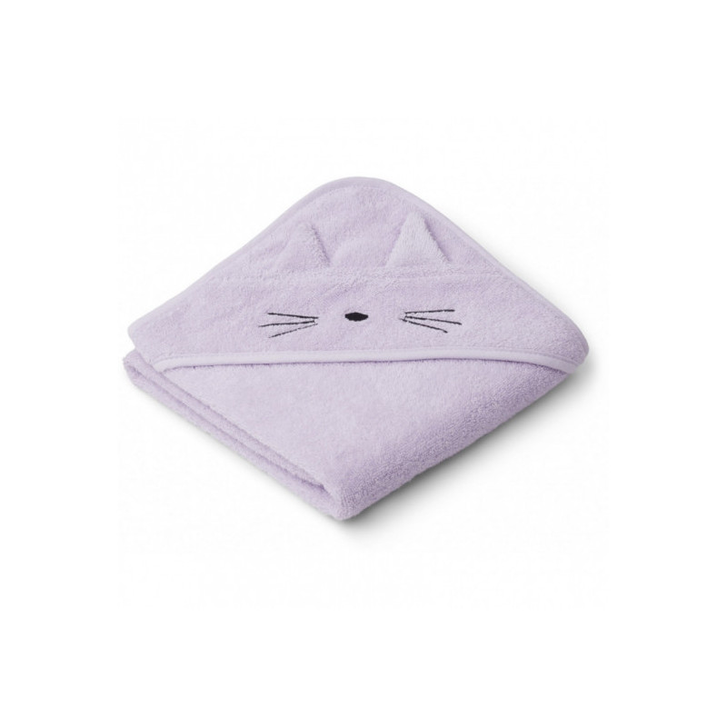 Liewood - Badcape Albert, Cat light lavender