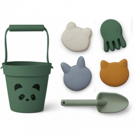 Liewood - Dante strandset Panda green multi