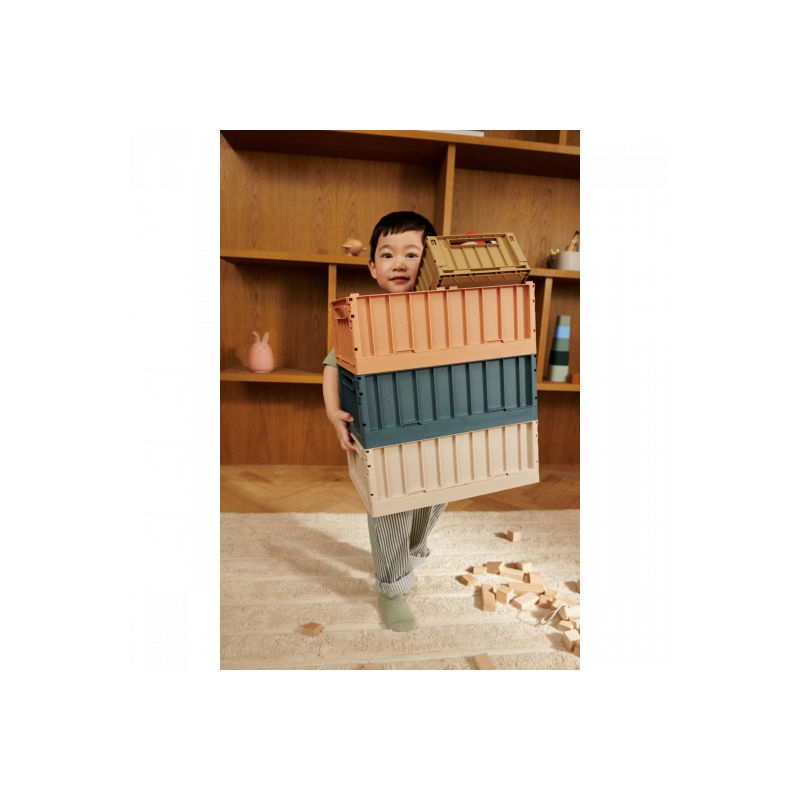 Liewood - Weston Förvaringslåda , Large Whale blue