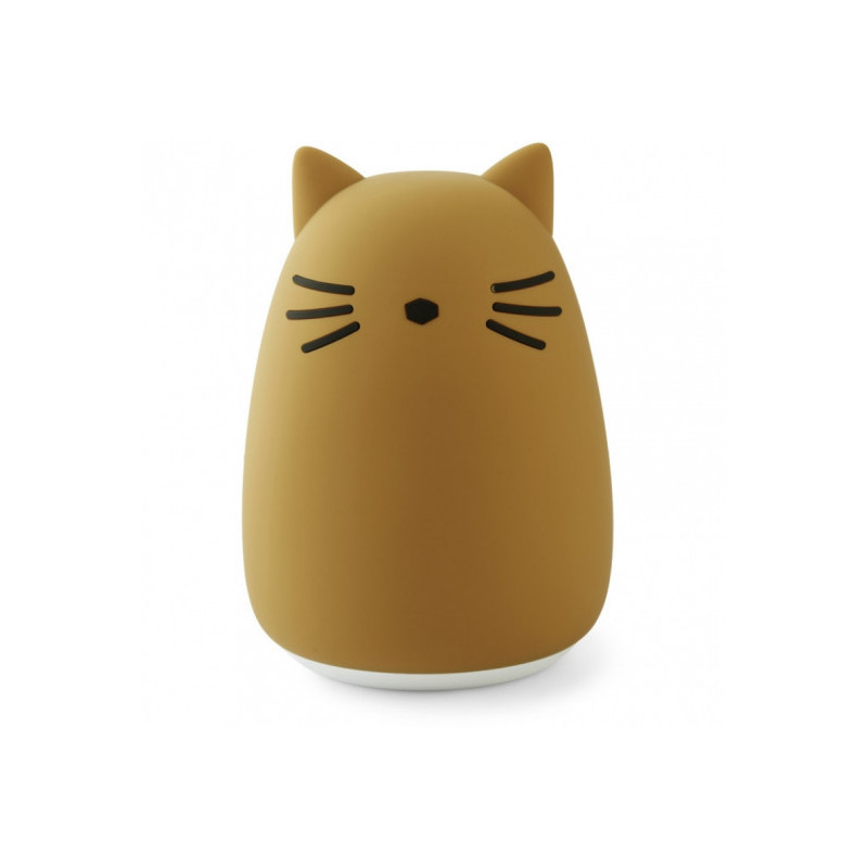 Liewood - Stor nattlampa Jimbo,  Cat Golden caramel