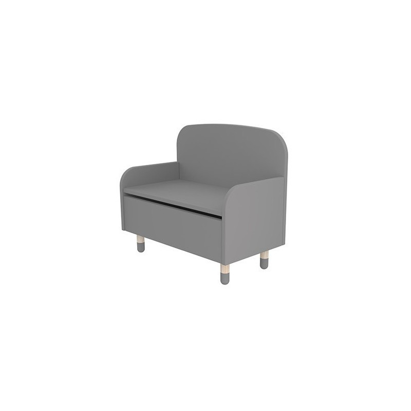 Flexa - Förvaringssoffa - Play Grå