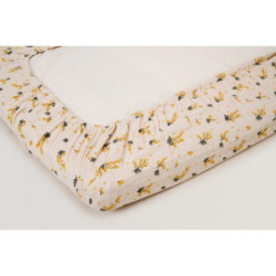Garbo & Friends - Lakan, Fitted sheet Muslin Mimosa Junior
