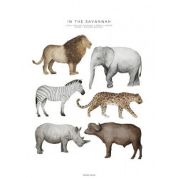 Fashionell - Poster - In the Savannah, 40x50 cm
