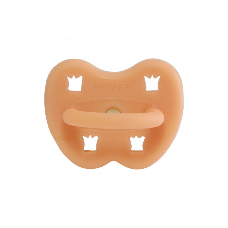 Hevea planet - Napp naturgummi 0 till 3 mån (Cantaloupe)
