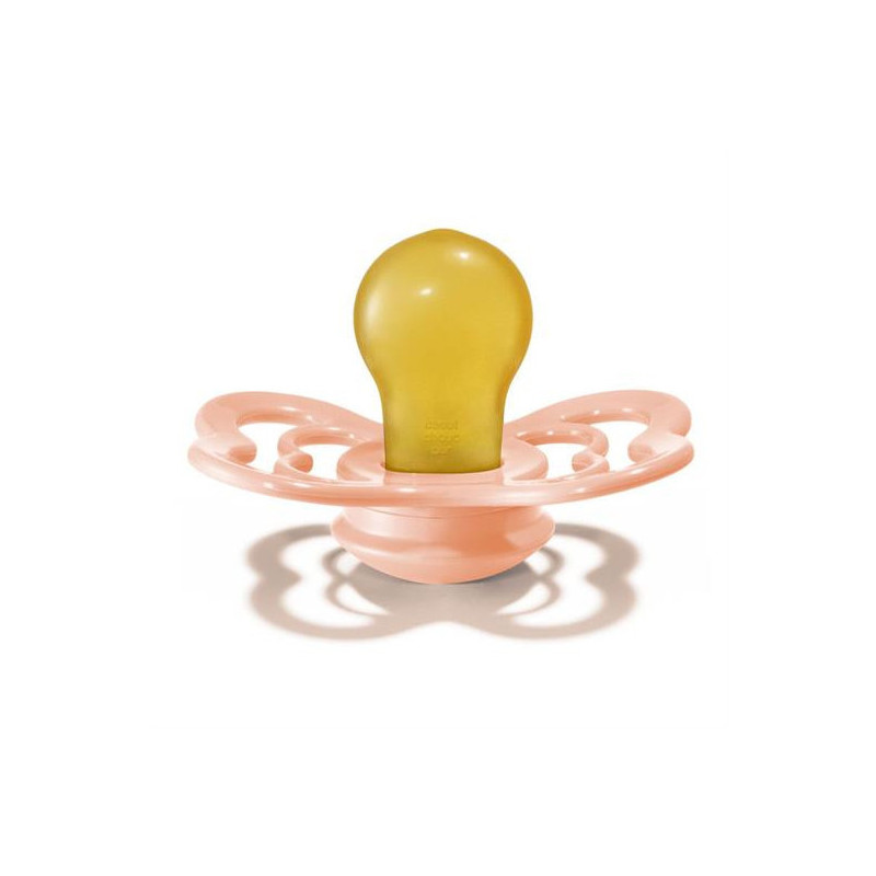 Bibs Napp - Supreme Latex, Peach +6 mån