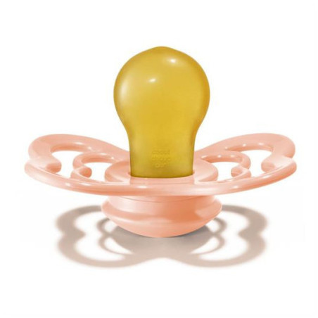 Bibs Napp - Supreme Latex, Peach +6 mån